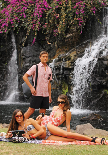 Grand Wailea fashion photo shoot in Maui