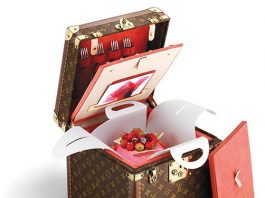 Louis Vuitton cake box purse