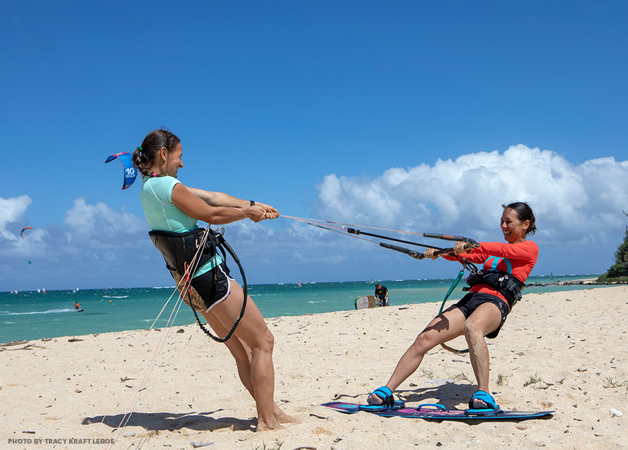Maui kitesurfing lesson
