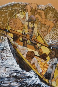 Landing of the Exiles by Robert Suzuki