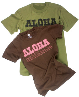 Aloha tshirts