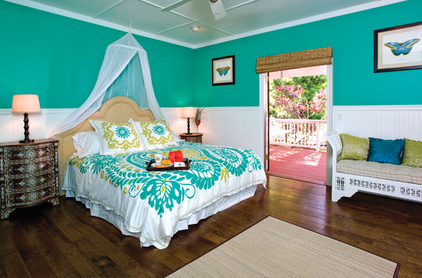 plantation style bedroom