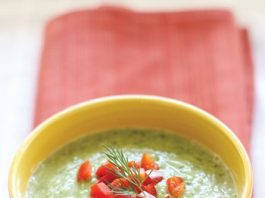 live spicy green soup recipe