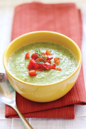 live spicy green soup recipe