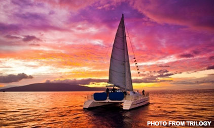 sunset dinner sail in Maui