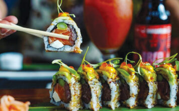nikkei sushi roll maui