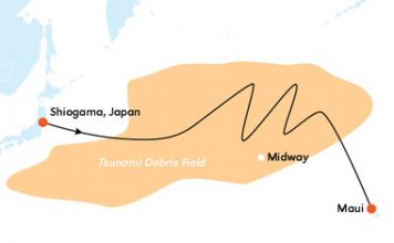 Japan tsunami debris chart